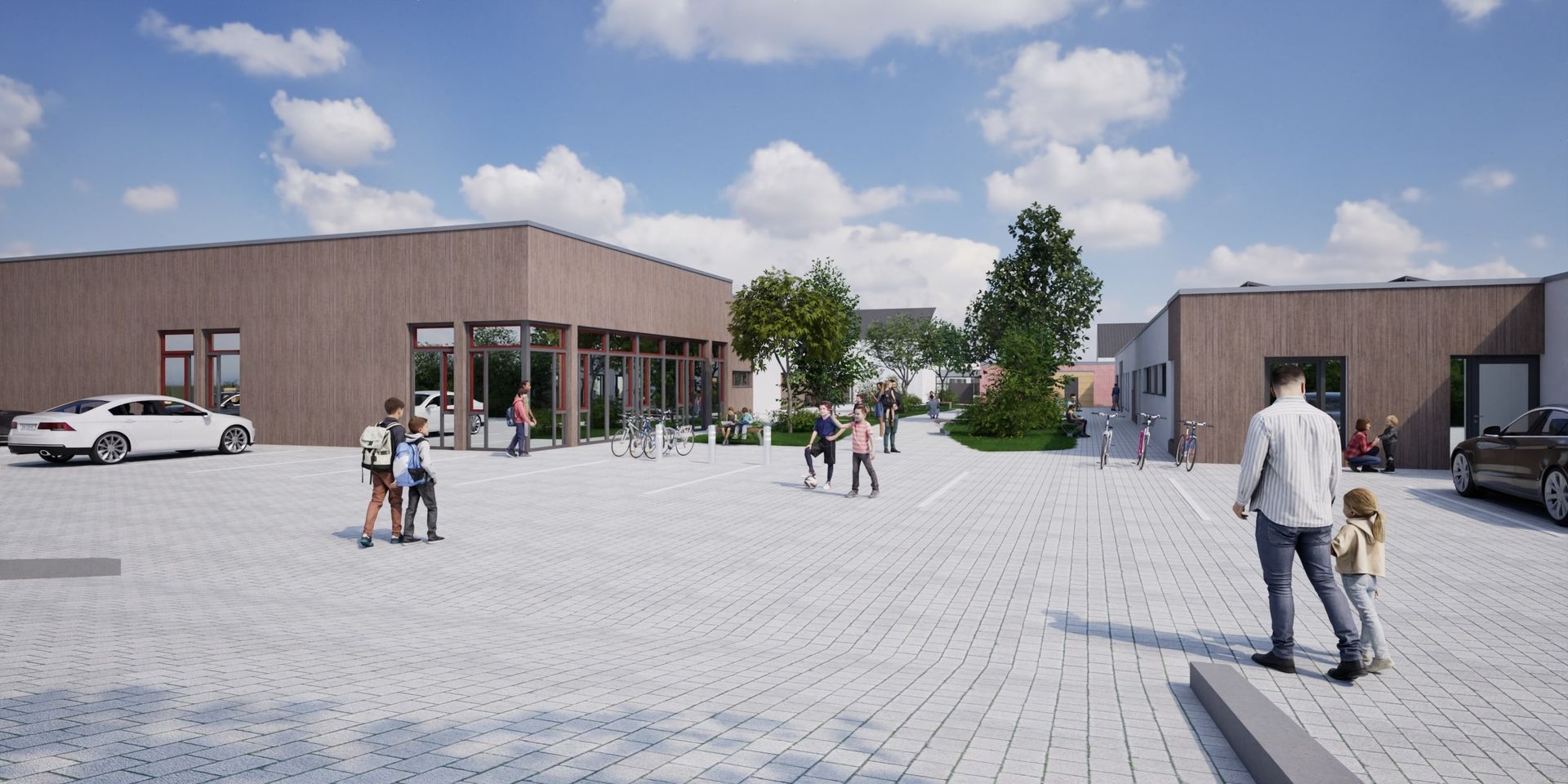 Visualisierung von der Kita-OGS Preußisch Oldendorf